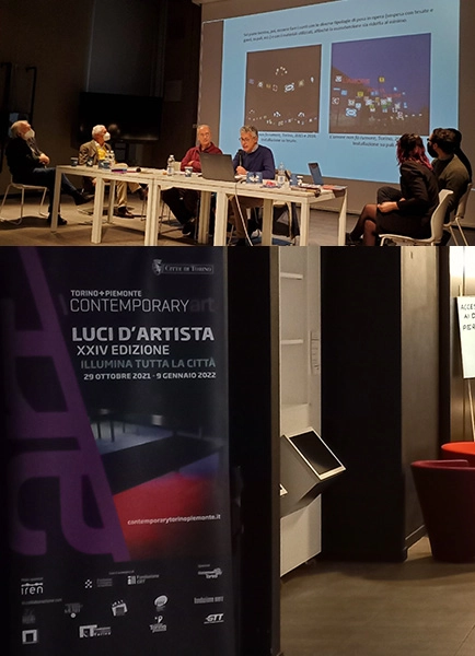 Intervento dell'artista Luca Pannoli