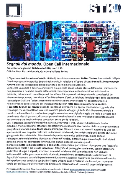 Comunicato Dipartimento Educazione Castello di Rivoli
